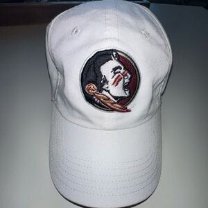 New Era Florida State Seminole Patch Hat White One Size
